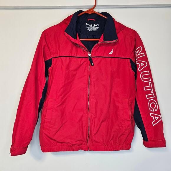 Nautical Boys Lightweight Anchor Jacket | Size S8-10 | Kids Full Zip Windbreaker - Picture 1 of 5